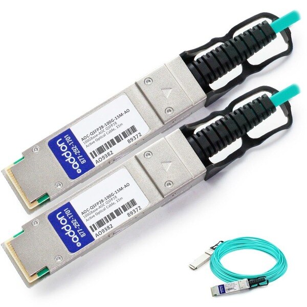 Addon Dell Compatible Taa Compliant 100Gbase-Aoc Qsfp28 Direct Attach